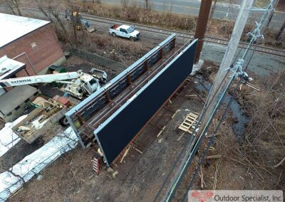 CSX-Englewood New Jersey Project - Assembling double digital face 14x48 image image