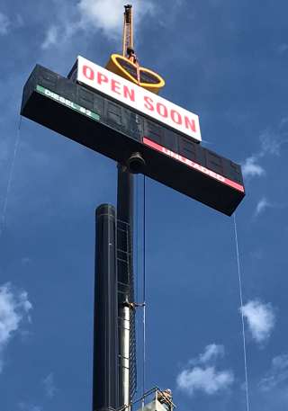 image Outdoor Specialist, Inc. Builds Another sign for a new Loves Travel Stop