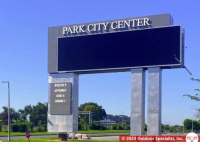 New main sign Park City Center Mall