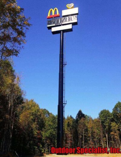 image new McDonalds and Love's Sign by OSI