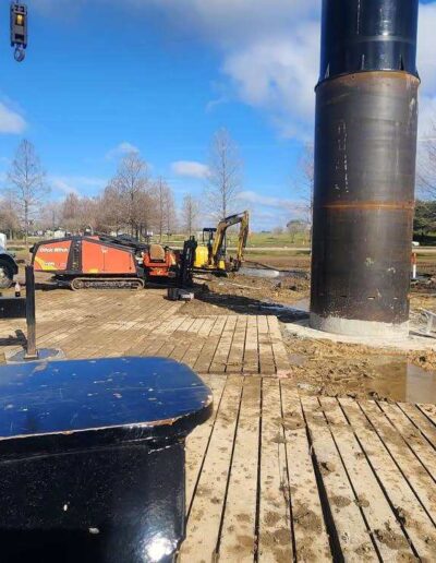 Love's Travel Stop retail sign site swamp