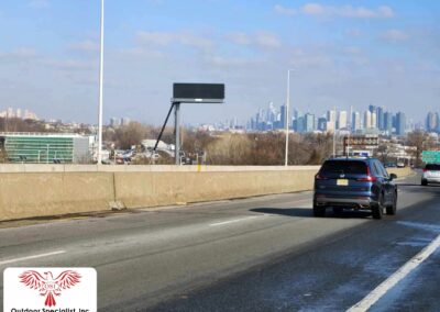 Image Twin Digital Billboard 100' Outdoor Specialist, Inc. 2026 Jersey City, NJ
